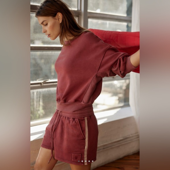 Hold ISF Free People Movement XS Sprint to the Finish Set in Mahogany Red - Picture 4 of 7